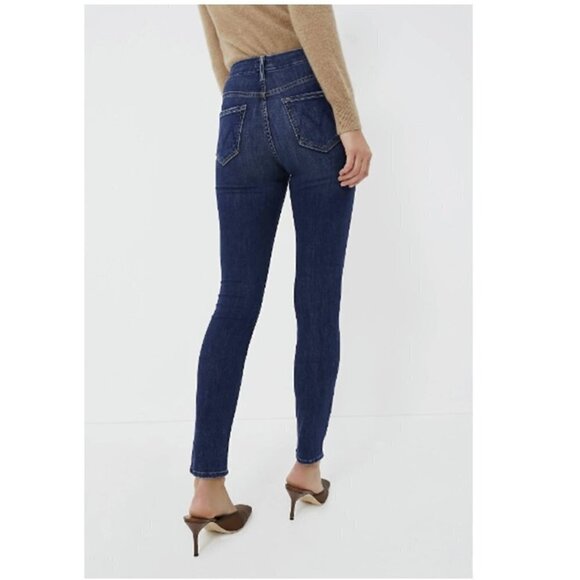 Mother Teaming Up High Waisted Looker Denim Jeans - Picture 6 of 13